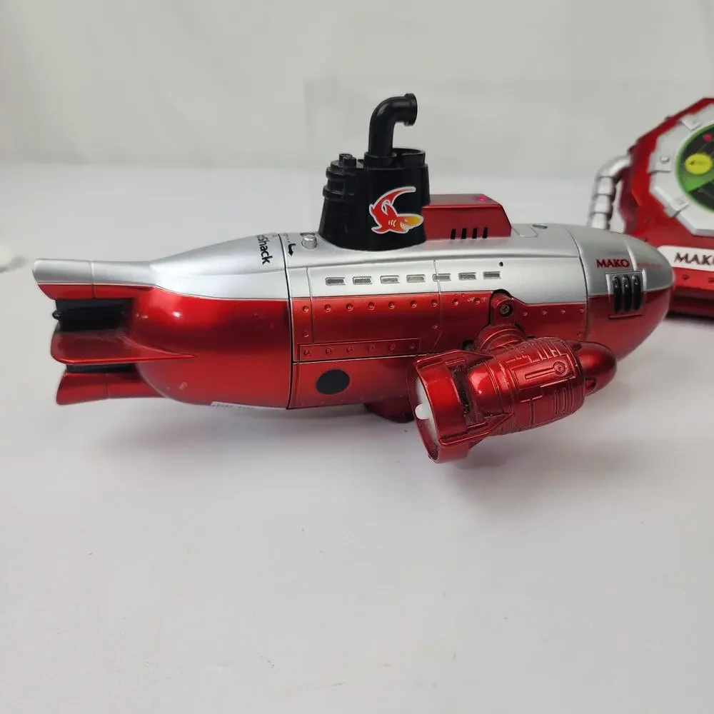 Radio Shack Mako Complete Mini-sub Submarine w/Remote Red Tested and Working